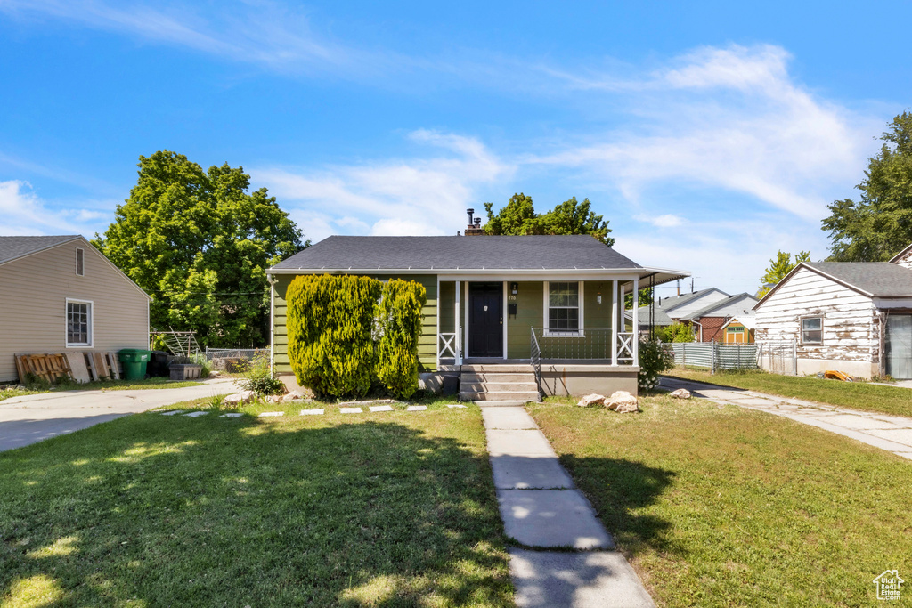 Bungalow-style house featuring a porch