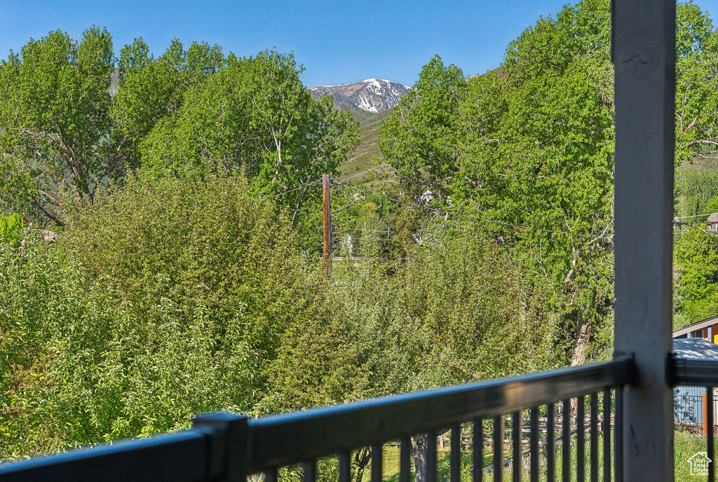 View of mountain background