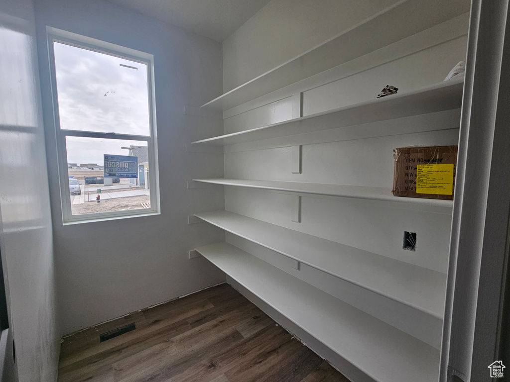 Pantry featuring visible vents