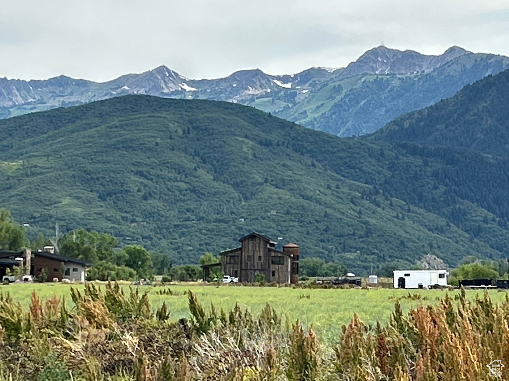 View of mountain backdrop