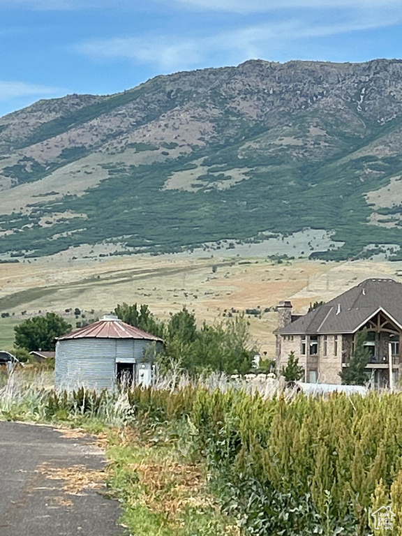 View of mountain background