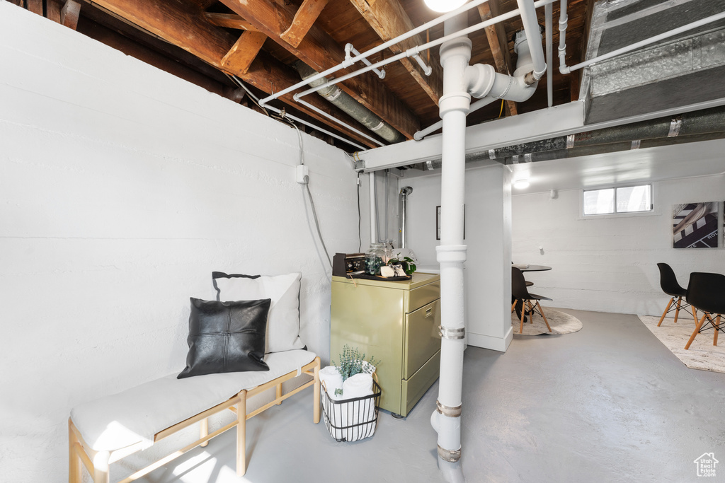 View of basement