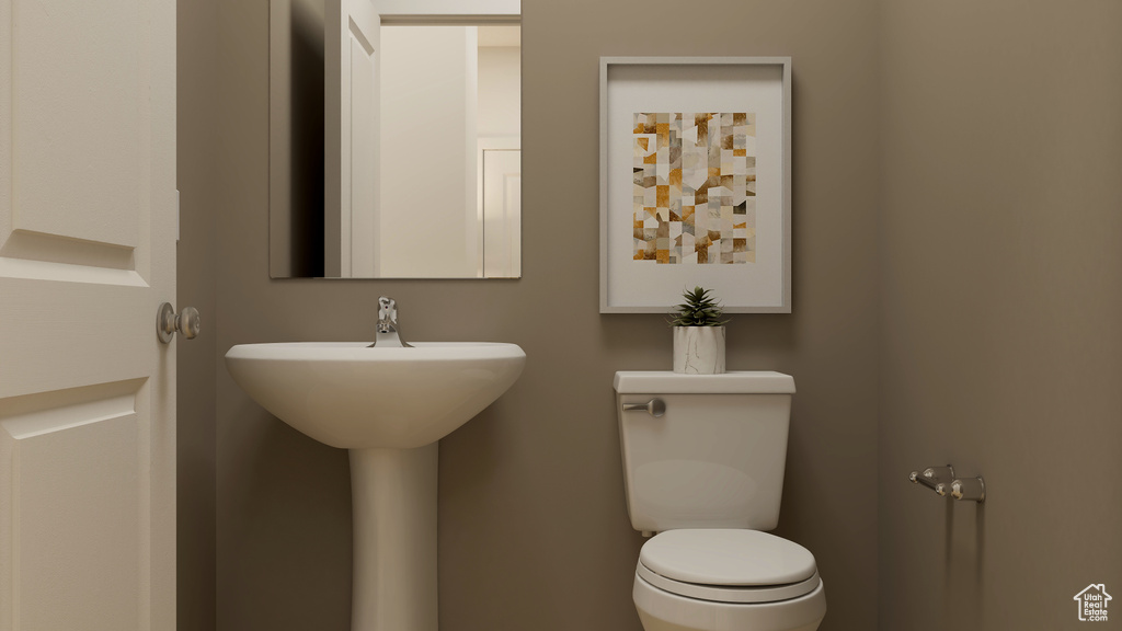 Bathroom with toilet