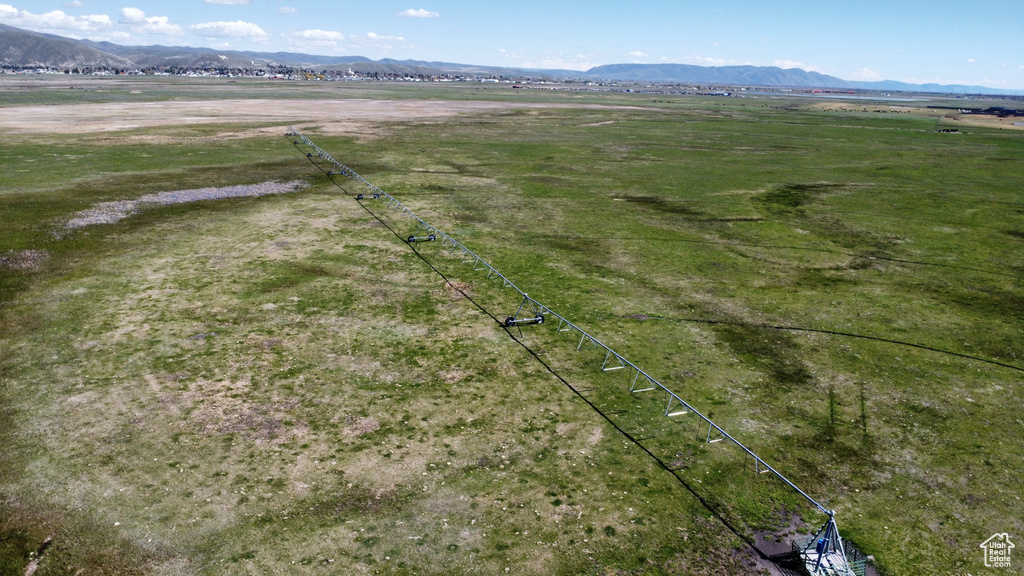 View of rural area featuring a mountain backdrop