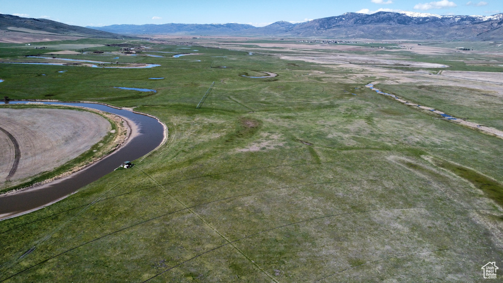 Drone / aerial view of mountains