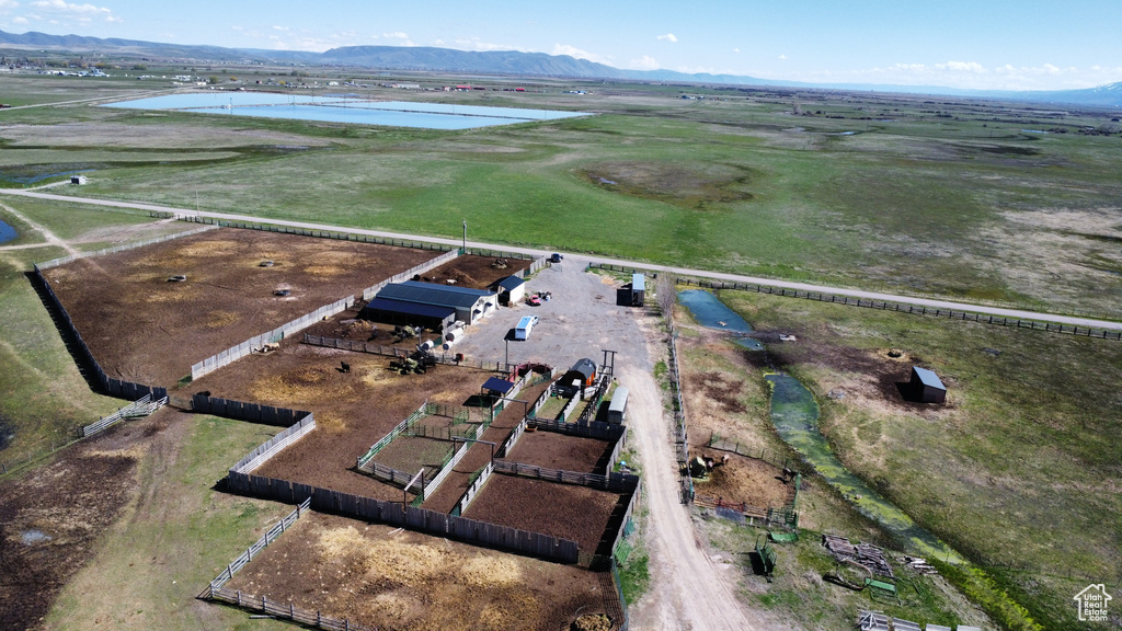 Aerial overview of property\\\\\\\\\\\\\\\\\\\\\\\\\\\\\\\'s location with a water and mountain view
