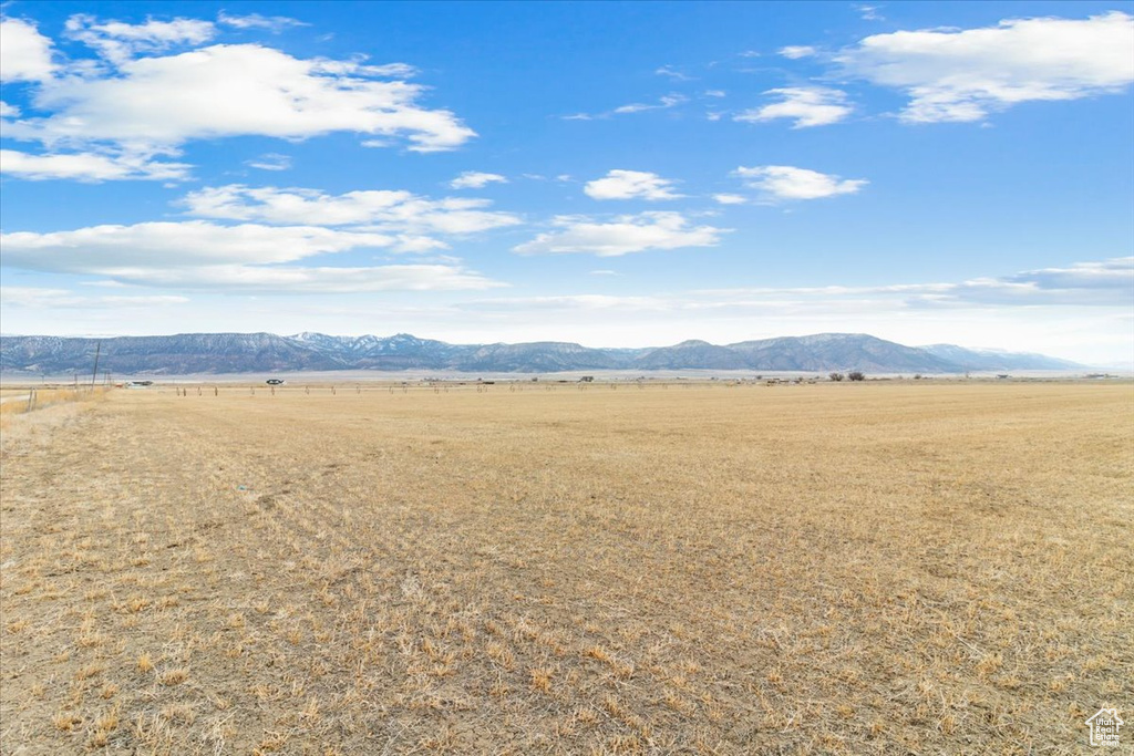 Mountain view with a rural view