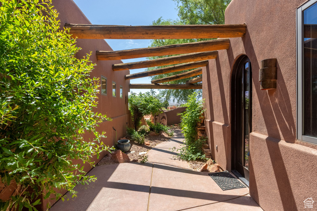 View of patio