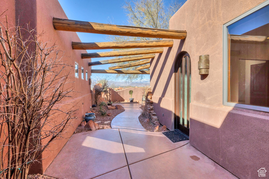 View of patio / terrace with fence