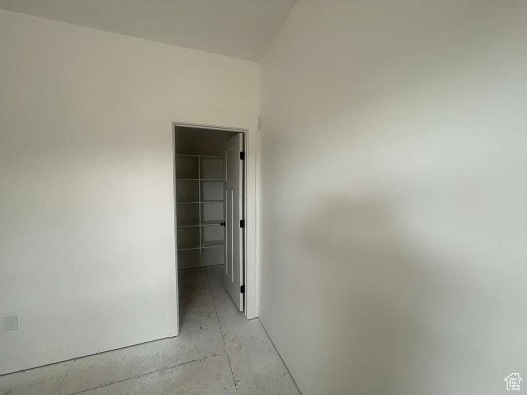 View of spare room