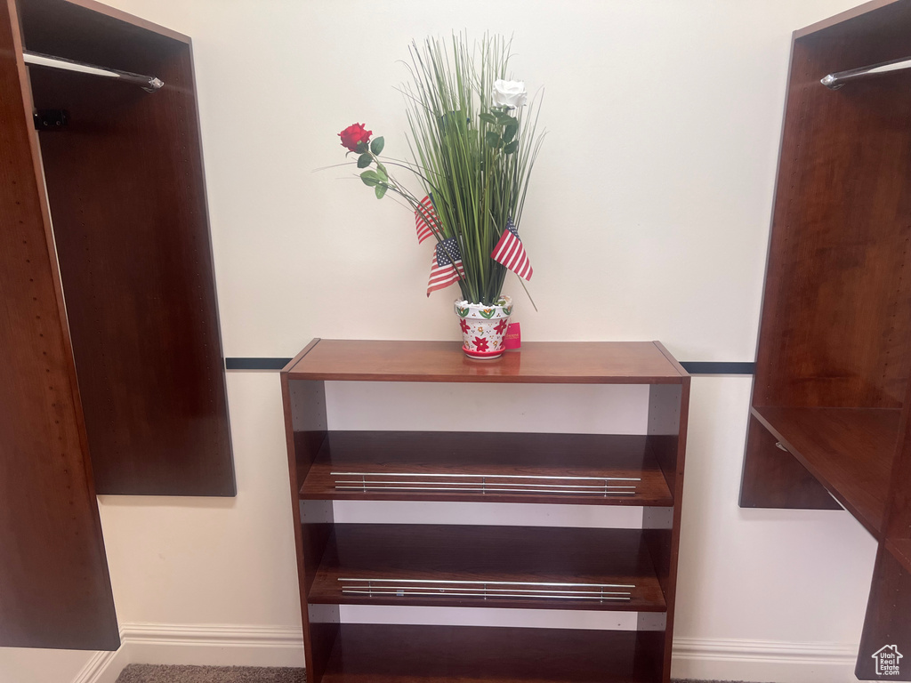 Staircase with baseboards