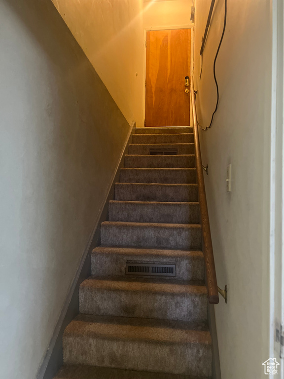 View of stairs