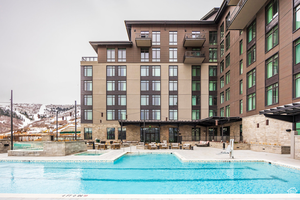 View of pool