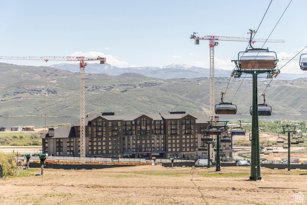 View of mountain backdrop