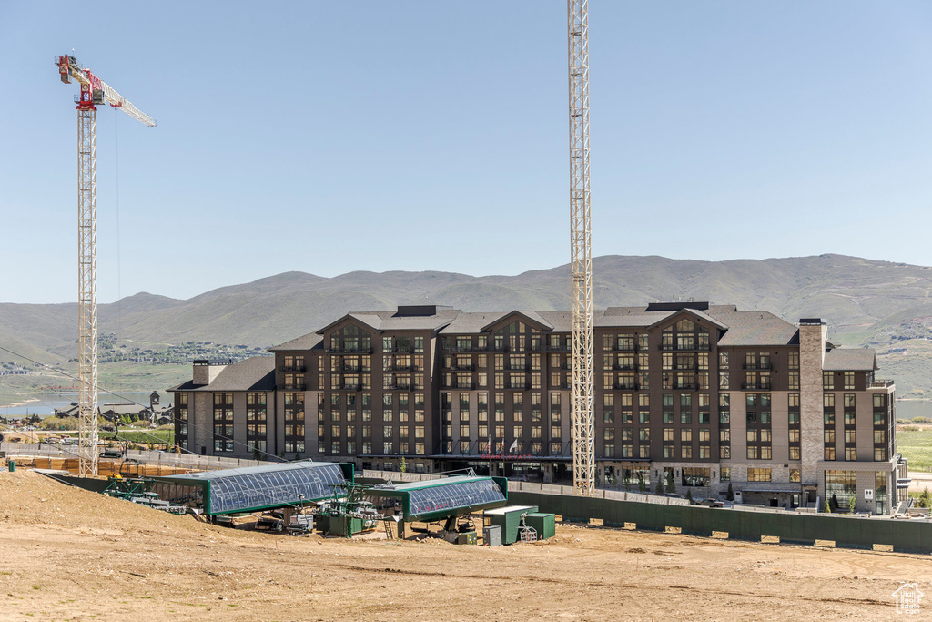 View of mountain background