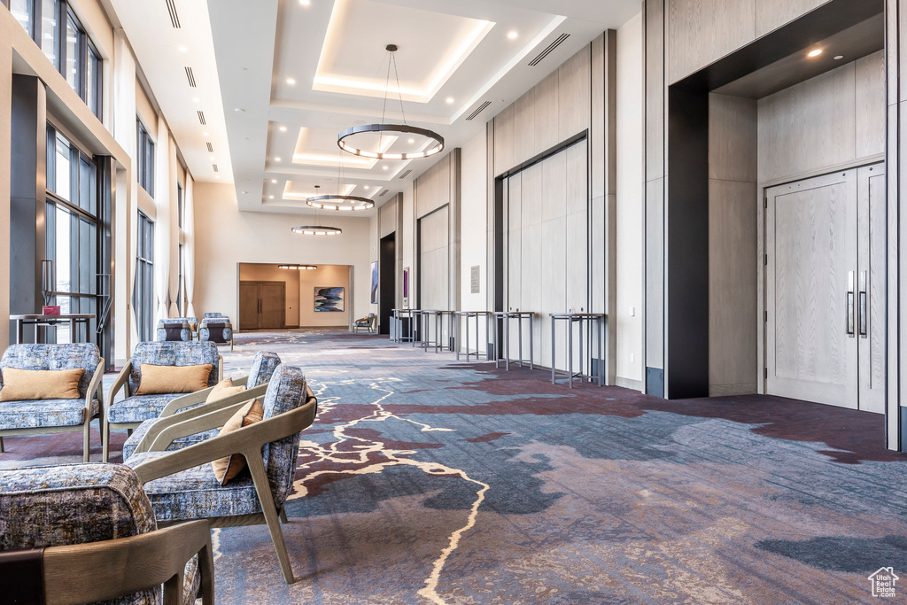 Common area featuring visible vents