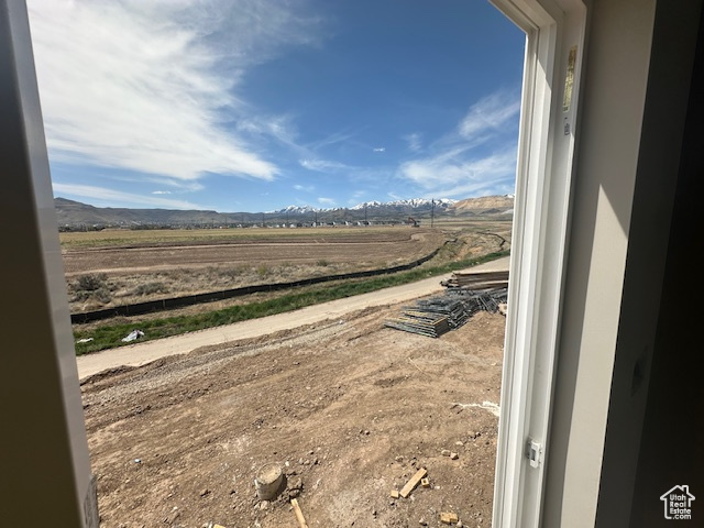 View of mountain feature featuring a rural view