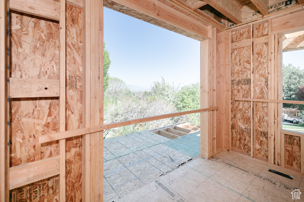 View of doorway to outside