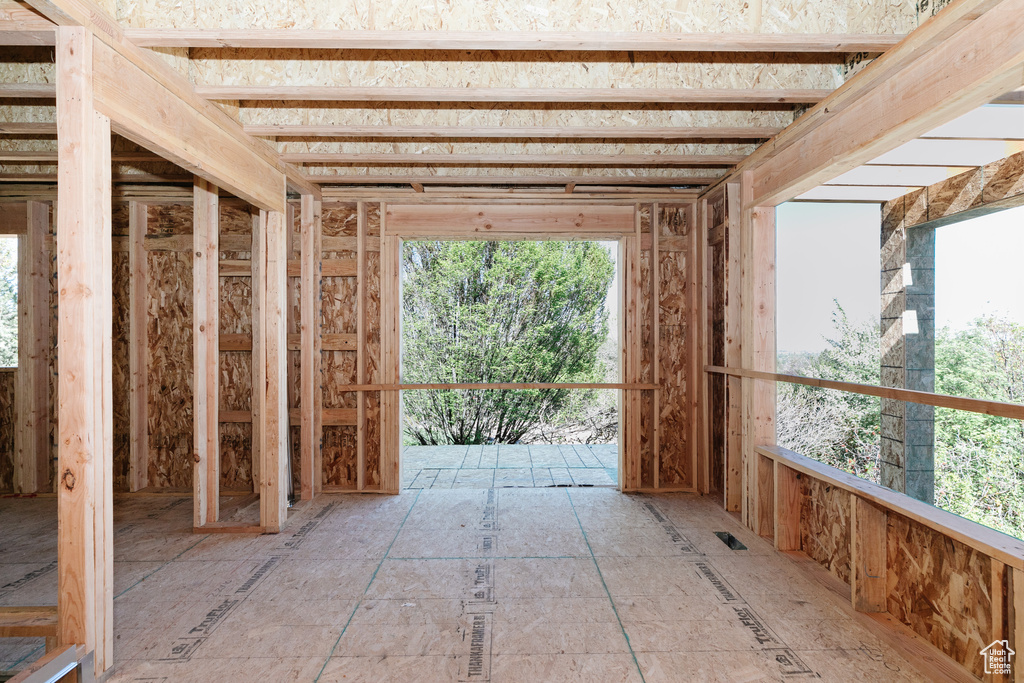 Interior space featuring a wealth of natural light