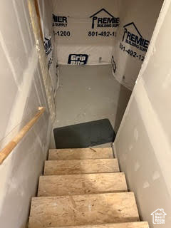 View of stairs
