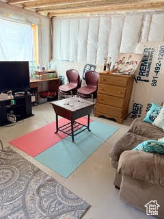 View of living area