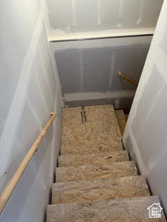 View of stairs