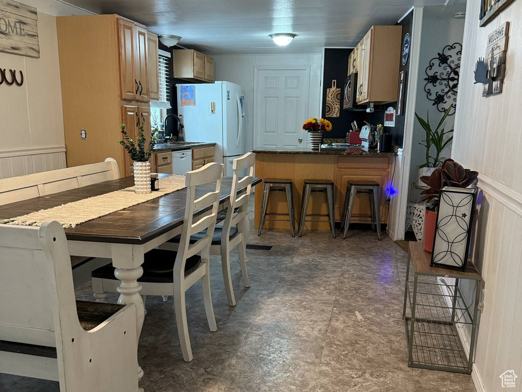 View of dining room