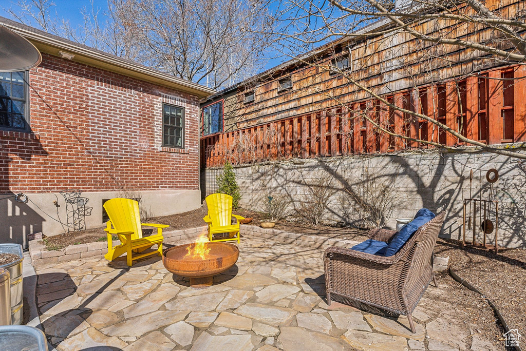 View of patio