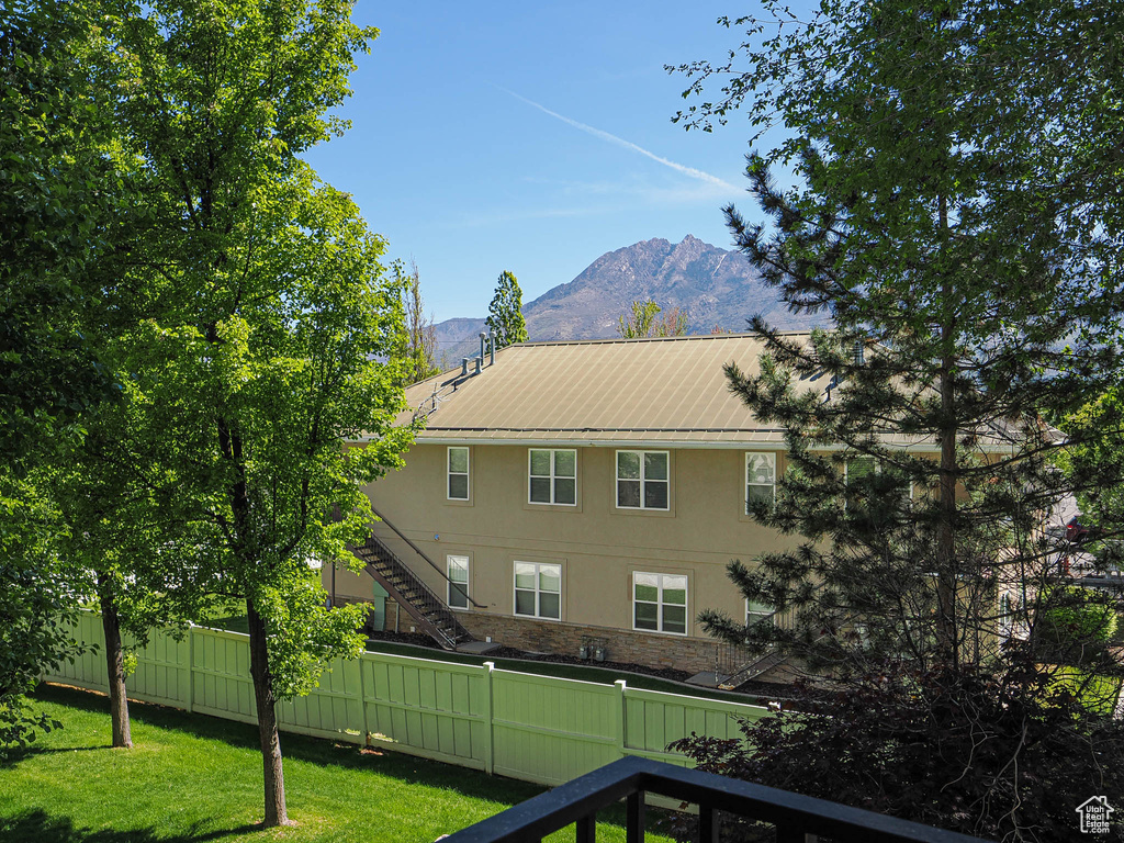 View of mountain backdrop