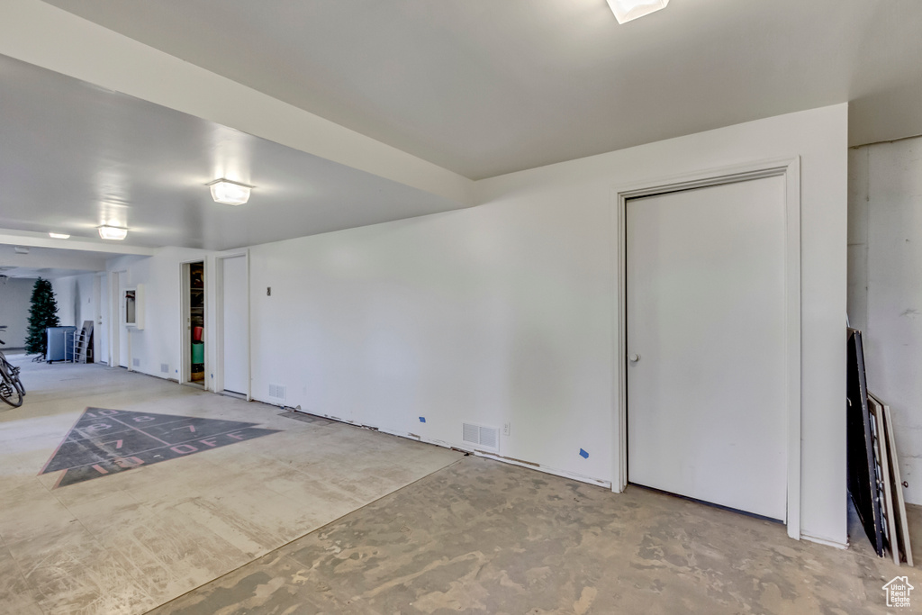 Interior space featuring visible vents