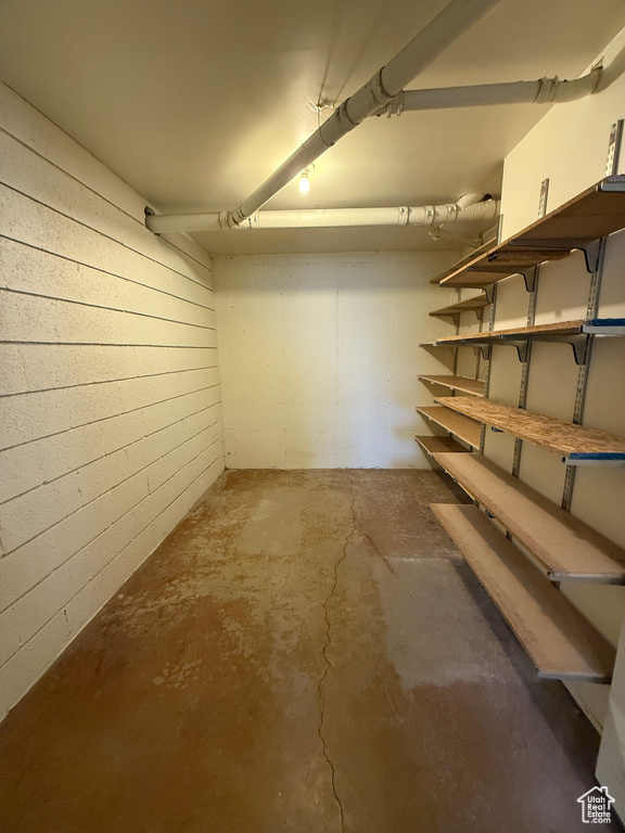 View of basement