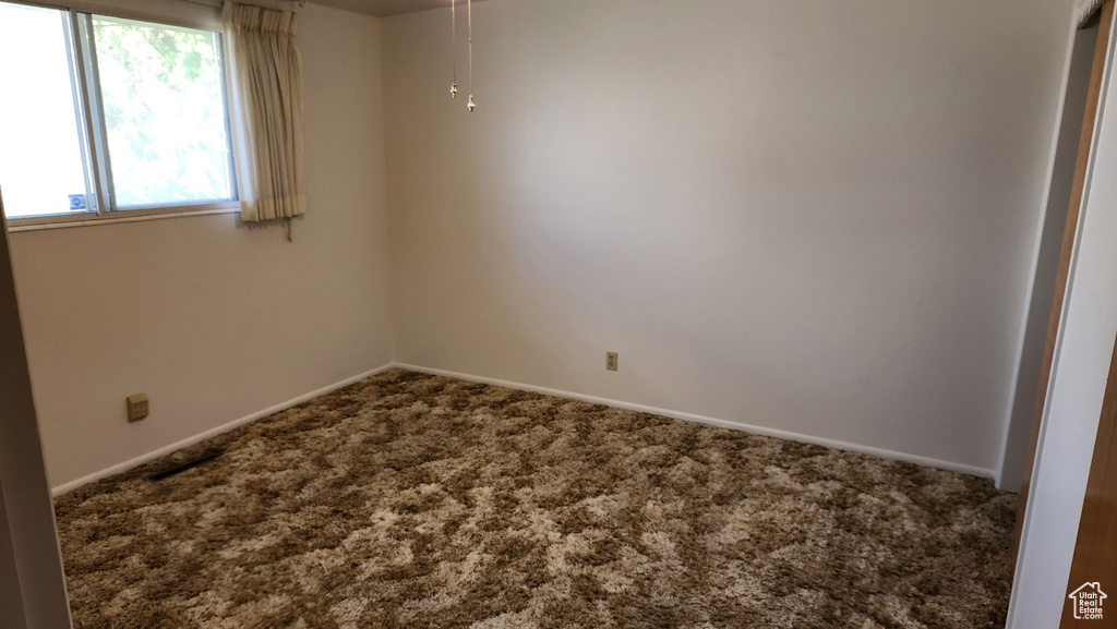 Spare room with carpet, a wealth of natural light, and baseboards