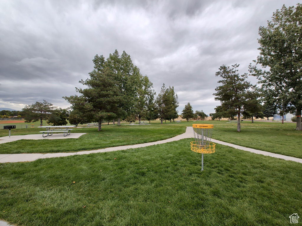 Surrounding community featuring a lawn