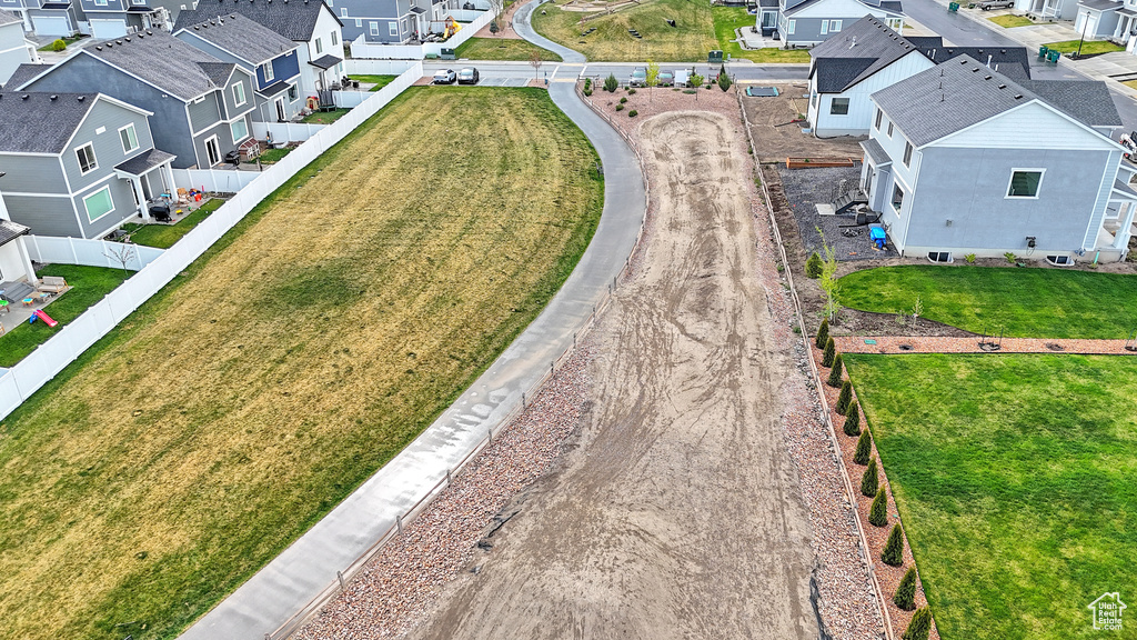 Drone / aerial view featuring a residential view
