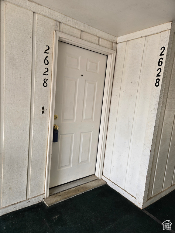 View of entrance to property