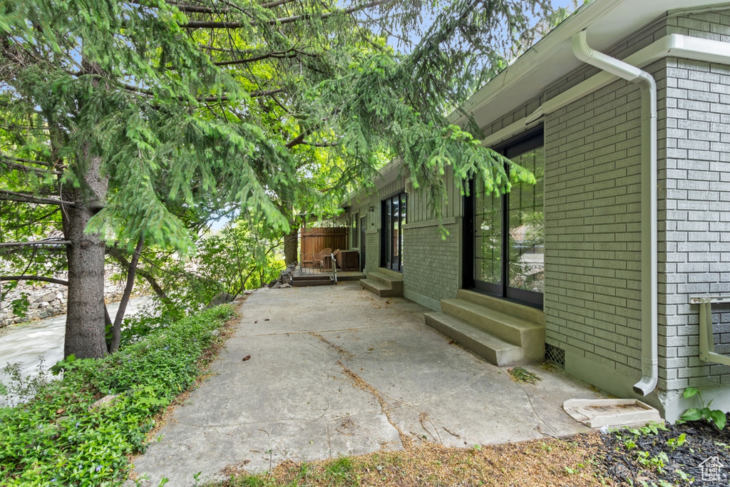 View of patio / terrace with entry steps