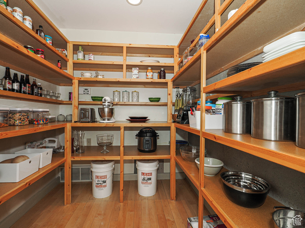 Storage area with visible vents