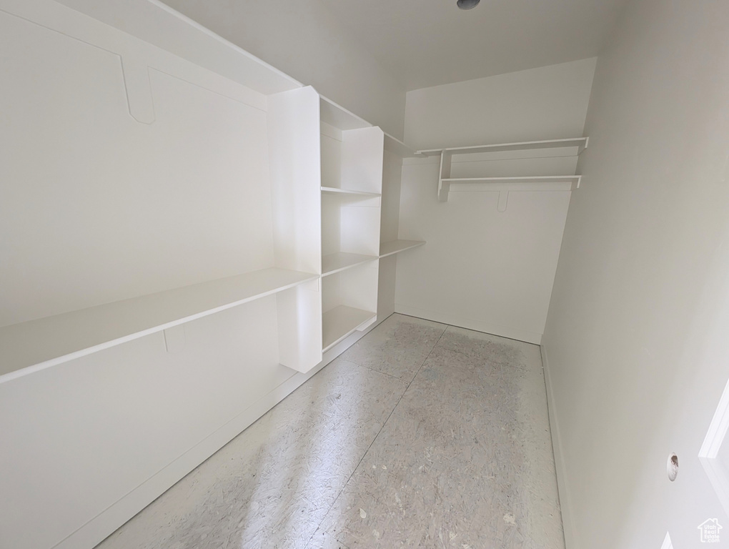 View of spacious closet