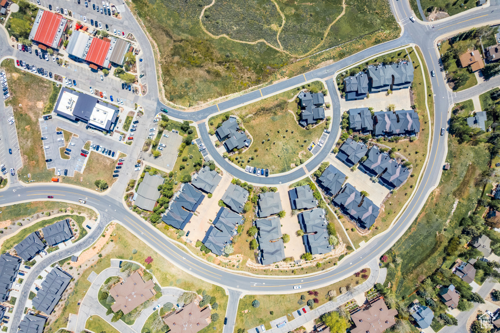 Aerial view of property's location