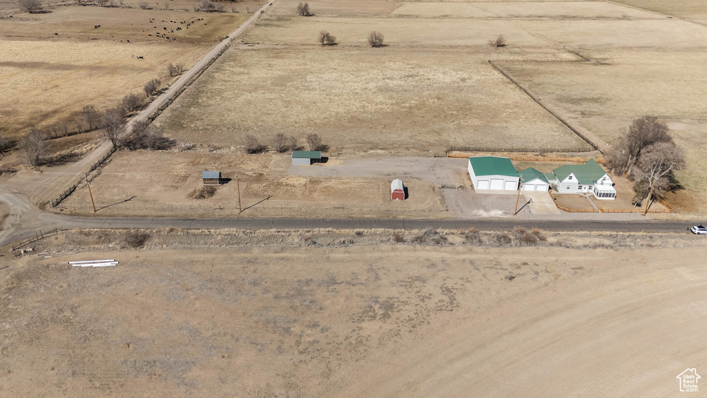Drone / aerial view with a rural view