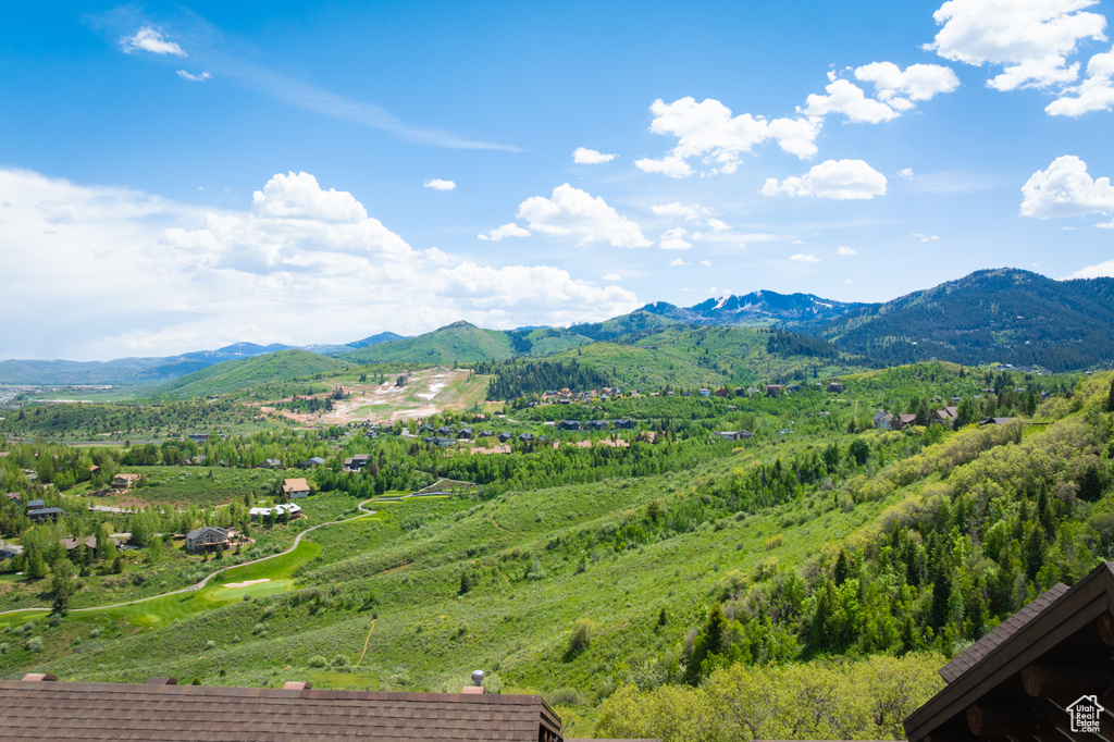 View of mountain background
