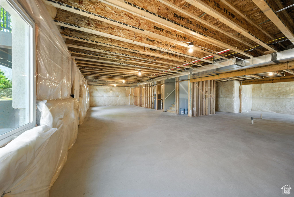 View of basement