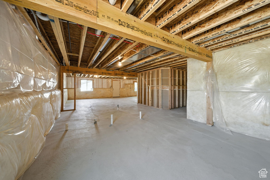 View of basement