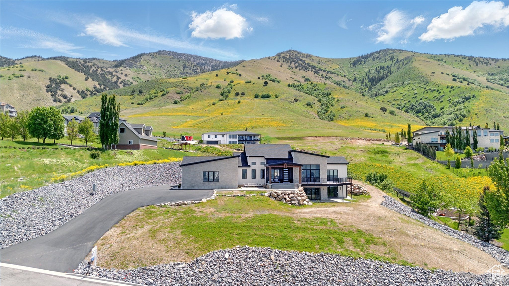 View of mountain backdrop