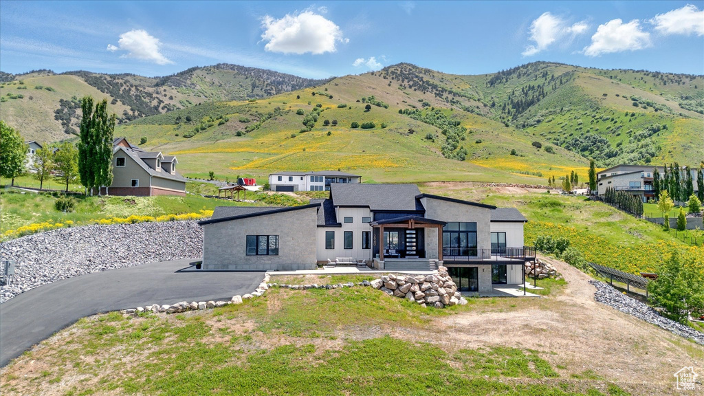 View of mountain backdrop