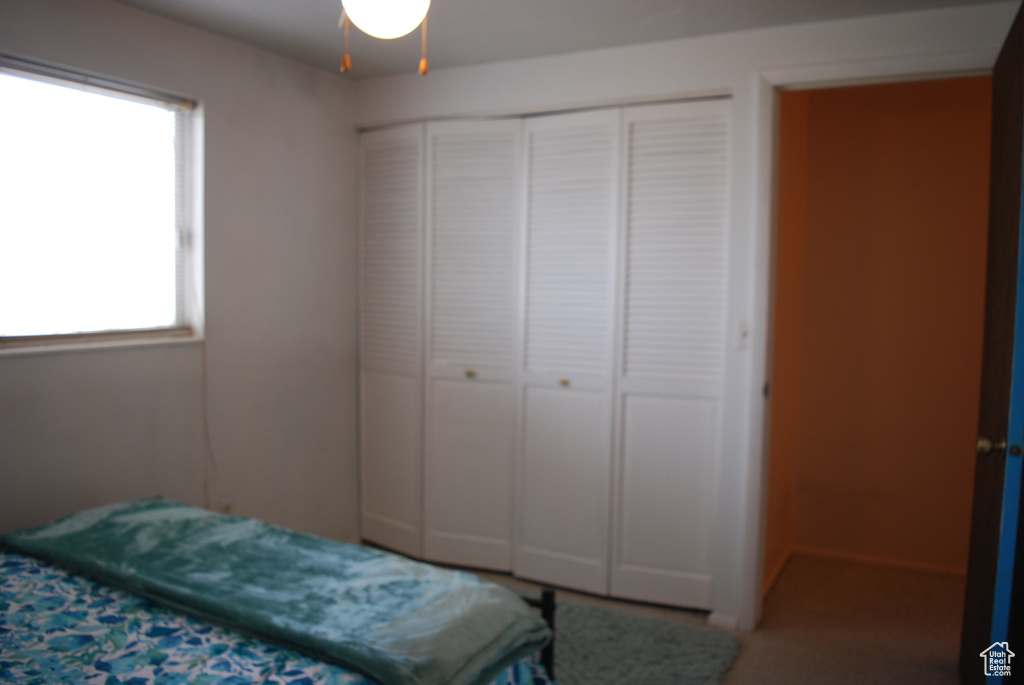 Bedroom with a closet