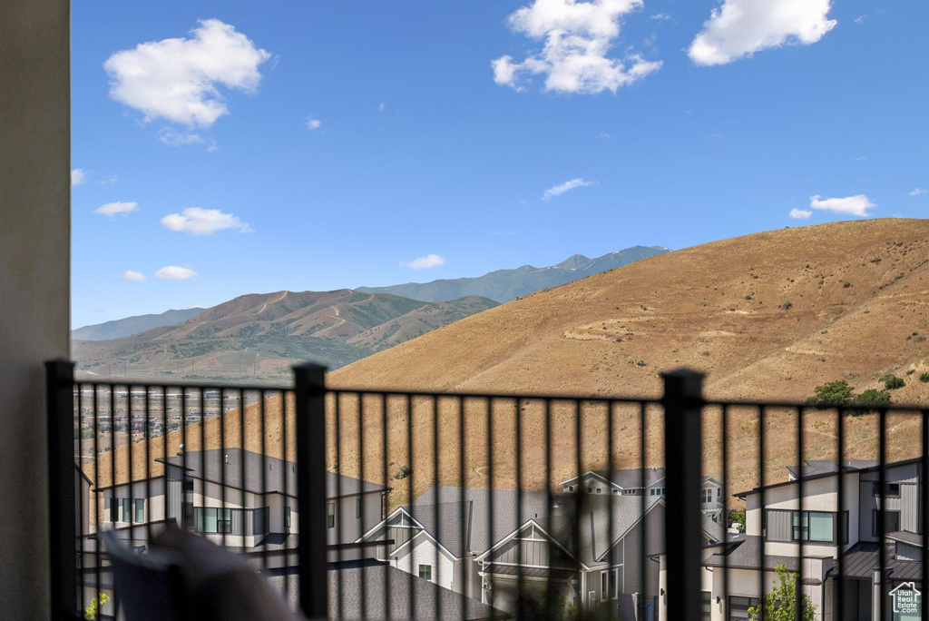 View of mountain backdrop