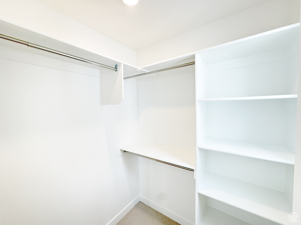 View of spacious closet