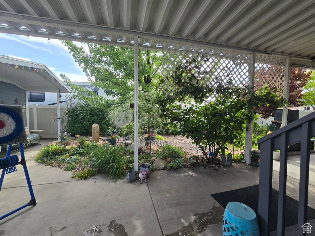 View of patio