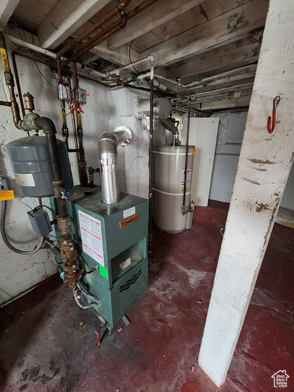 Utilities featuring water heater